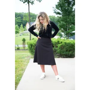 A-line Skirt with Yolk