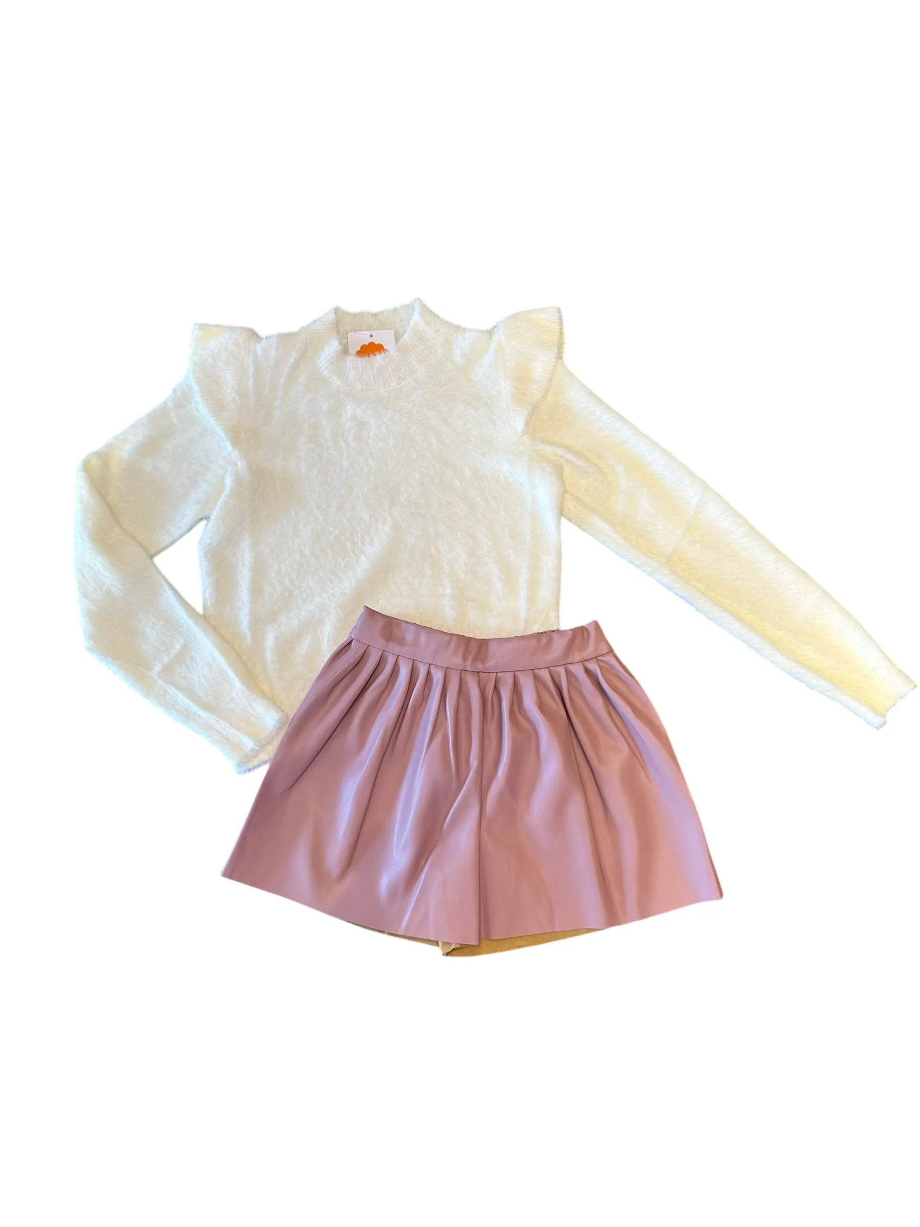 Abigail Ruffle Trim Sweater