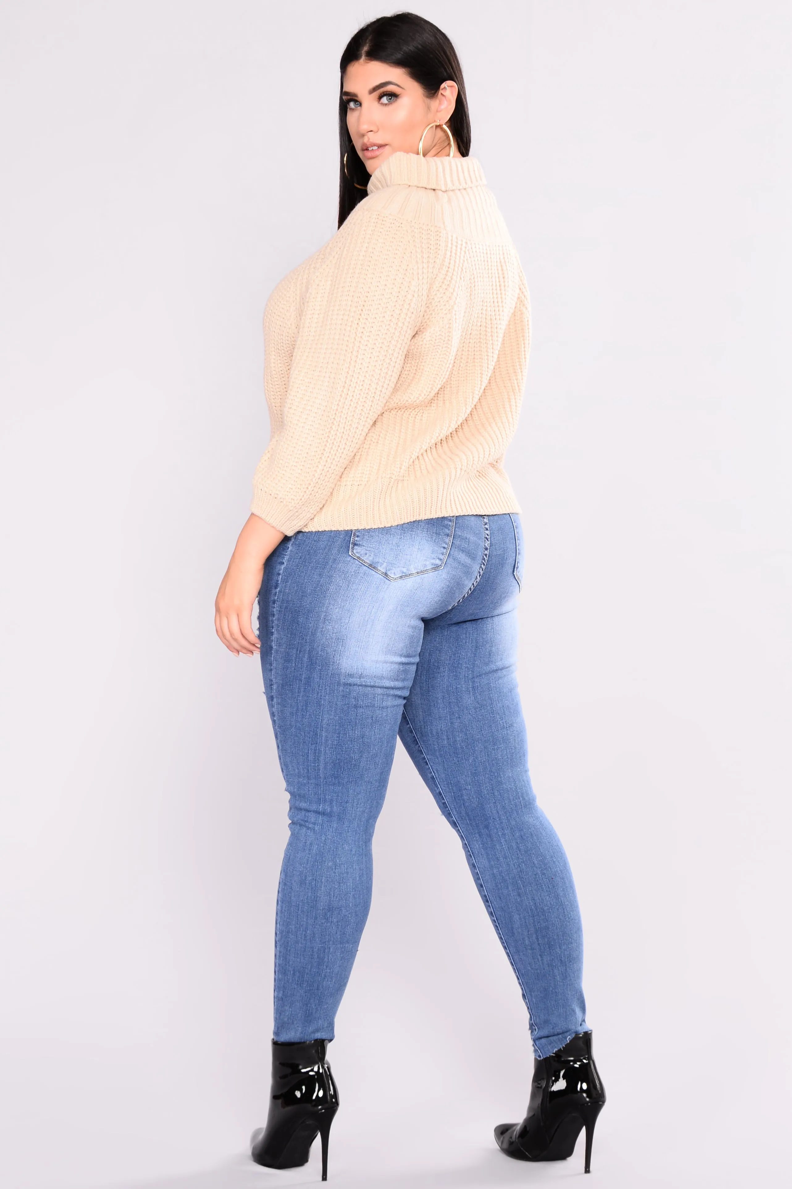 Allysa Off Shoulder Sweater - Natural