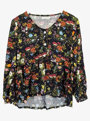 Assorted Brands Classic Feminine Floral Top Size XS