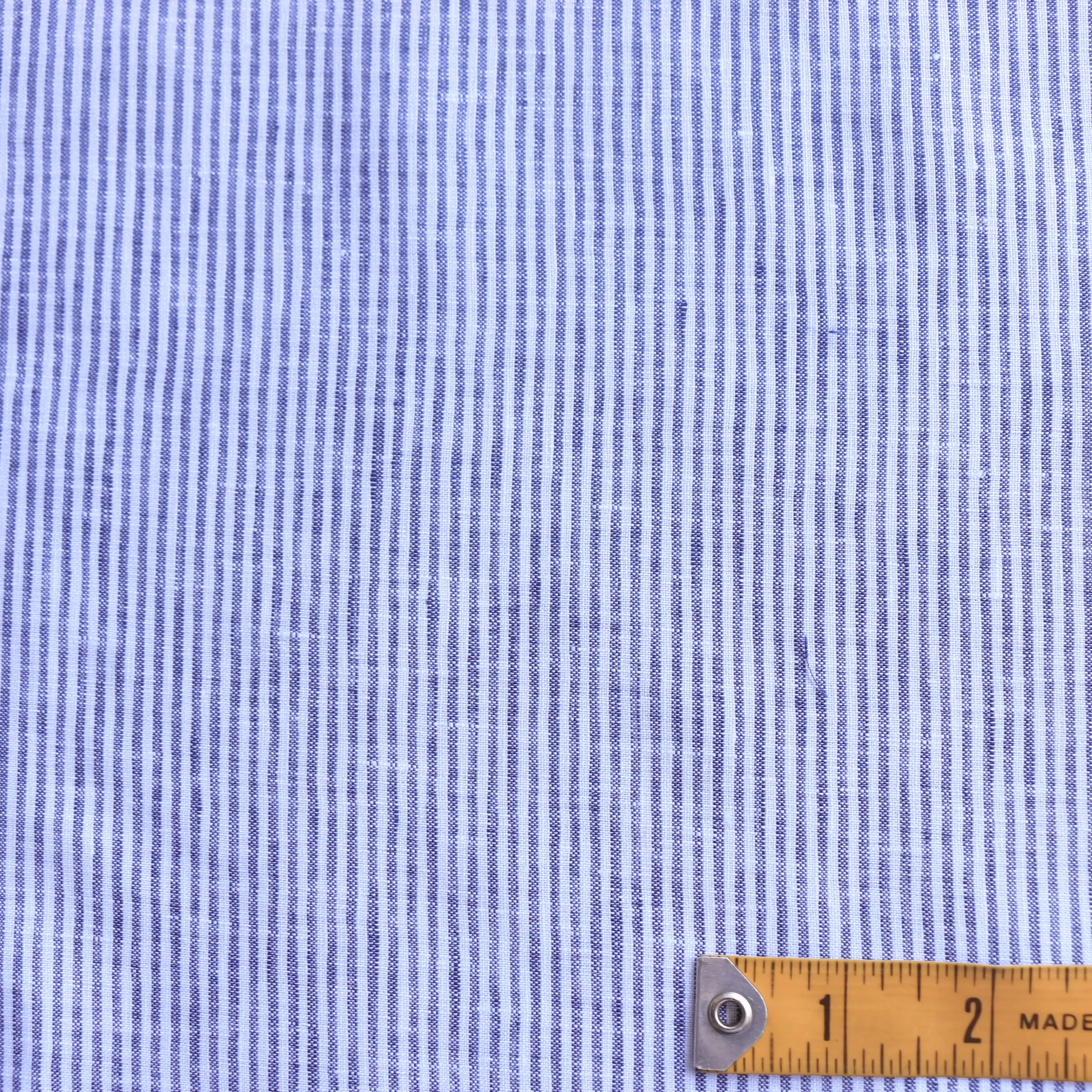 Bolzano Stripe Linen - Navy/White