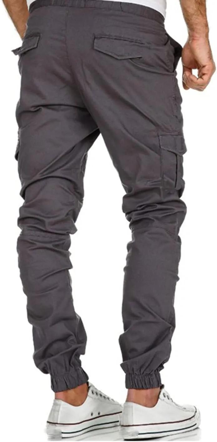 Cargo Pants for Men Big and Tall, Twill Cargo Pants Men's Wild Cargo Pants Sweatpants Active Soft Fleece Jogger Sport