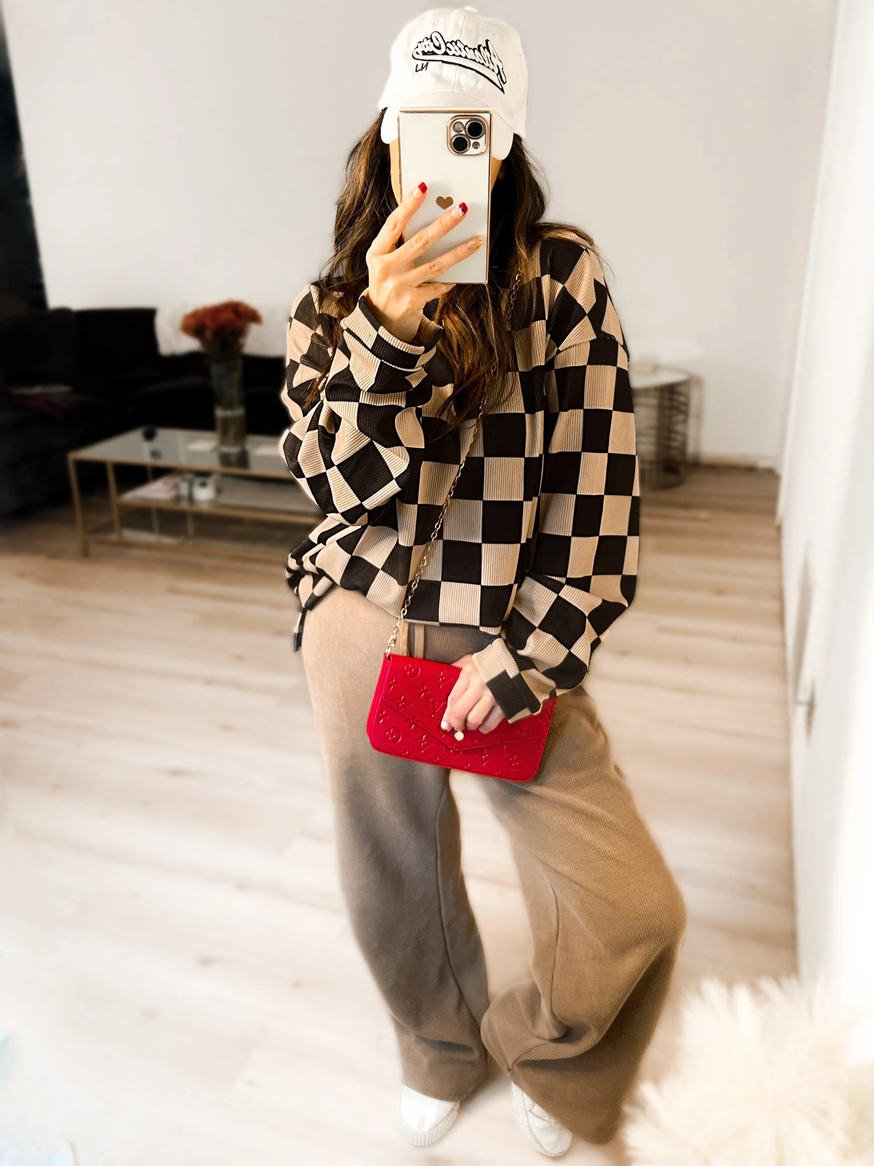 Charlie Checkered Corded Crew Set