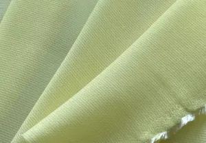 Crisp Lemon Chiffonade Silk Blend Organza (Made in Italy)