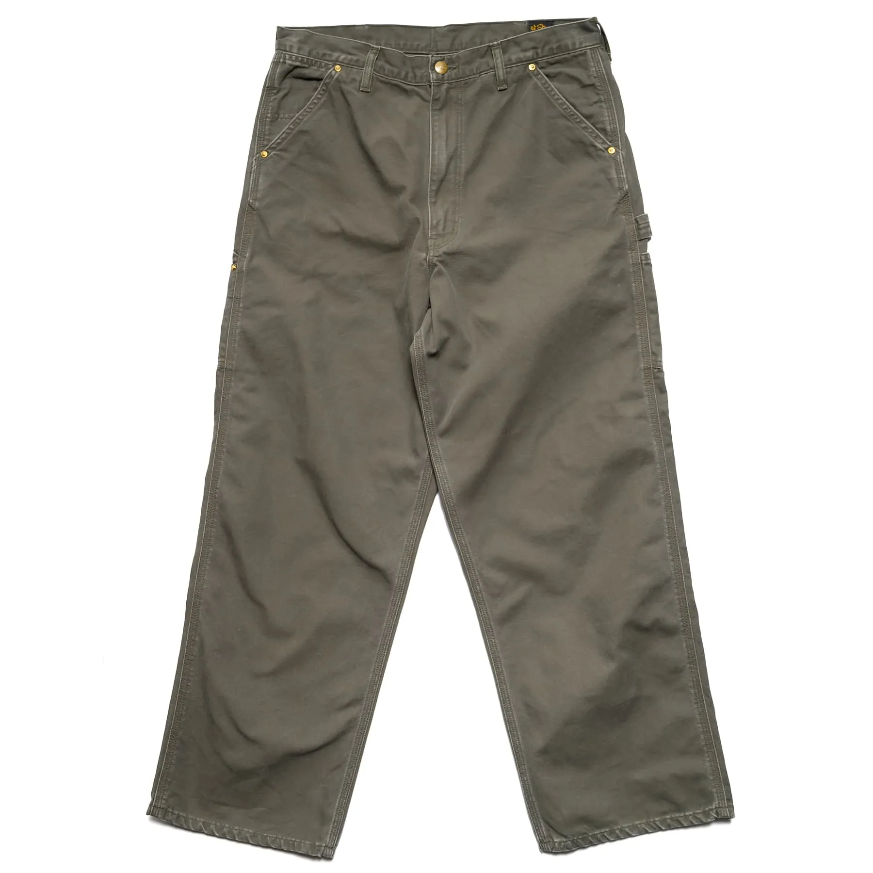 Dad's Fit Painter Pants - Army Green