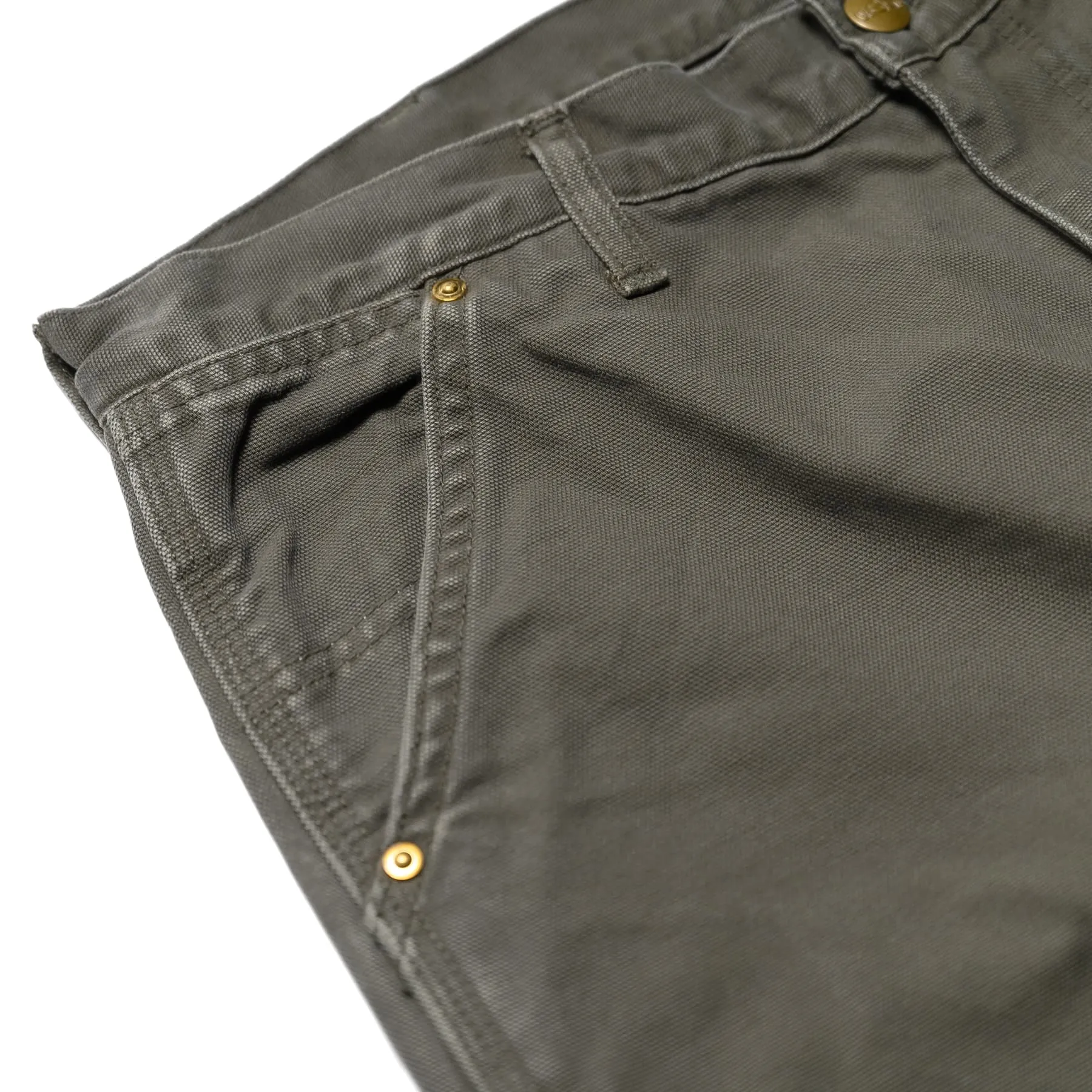 Dad's Fit Painter Pants - Army Green