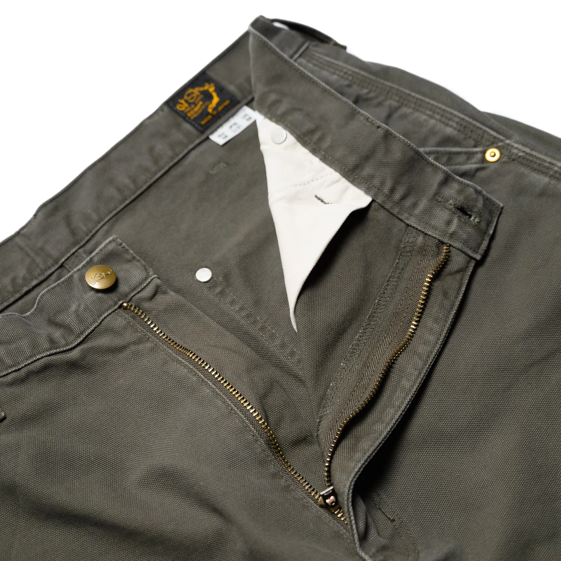 Dad's Fit Painter Pants - Army Green