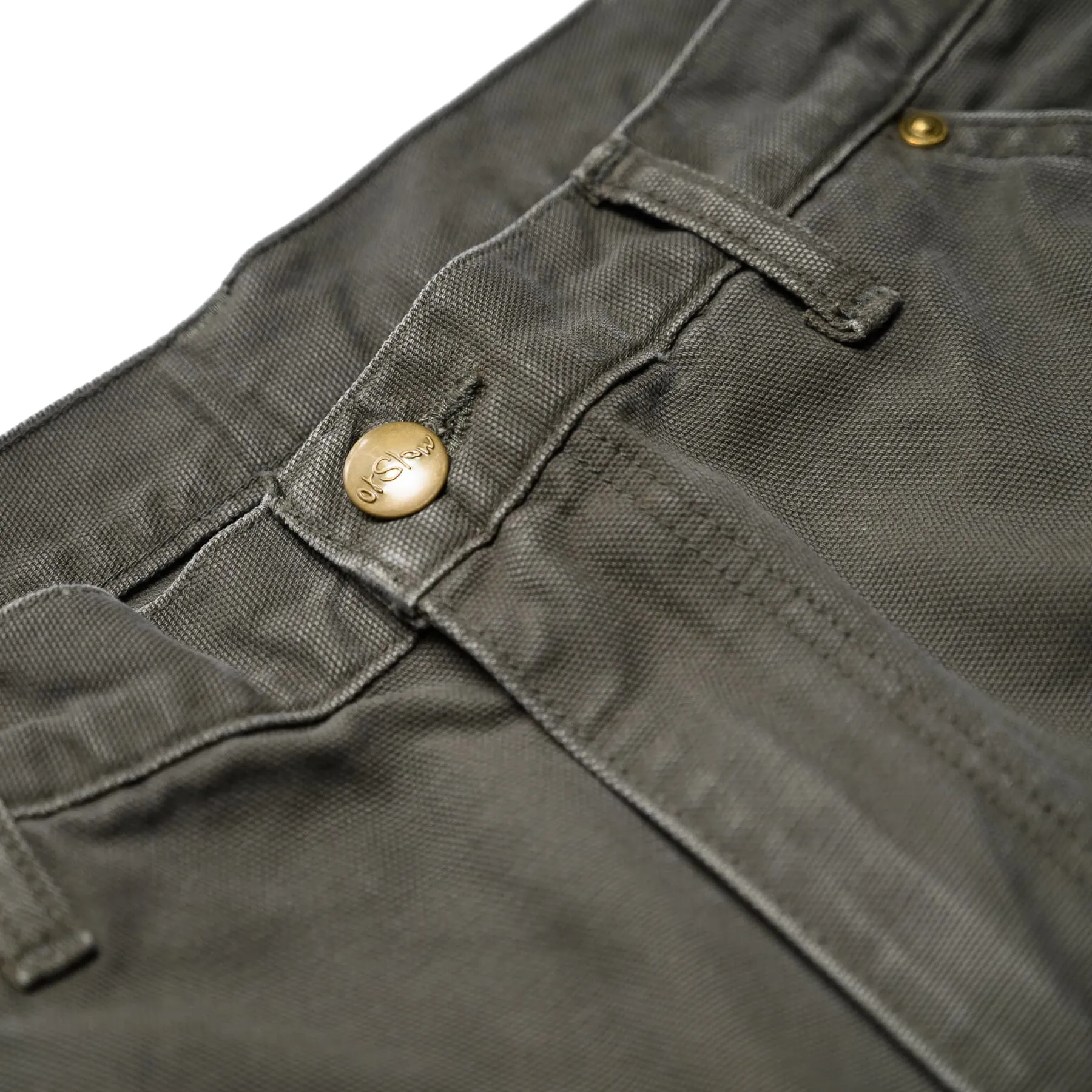 Dad's Fit Painter Pants - Army Green