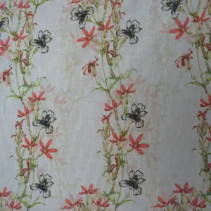 Delicate Floral Garland Italian Cotton Stretch Fabric