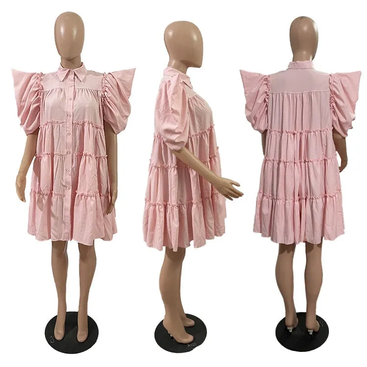 Elegant Butter Fly  Party Dress