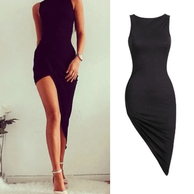 Elegant Sleeveless Midi Dress