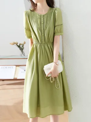 Hannah Elegant Paneled Dress