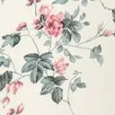 Ivory Floral Print Drop Waist Shift Dress