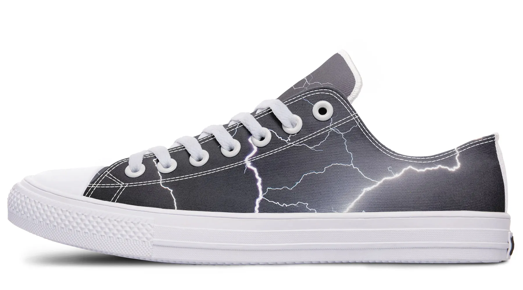 Lightning Crashes Low Tops