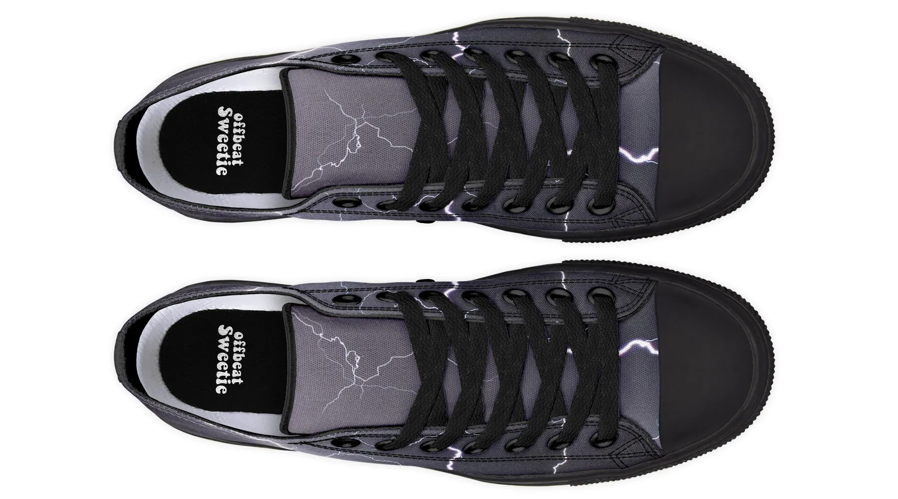 Lightning Crashes Low Tops