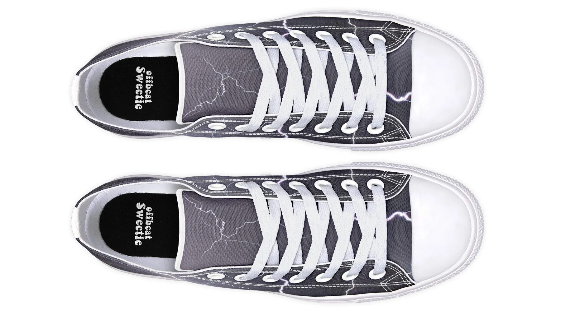 Lightning Crashes Low Tops
