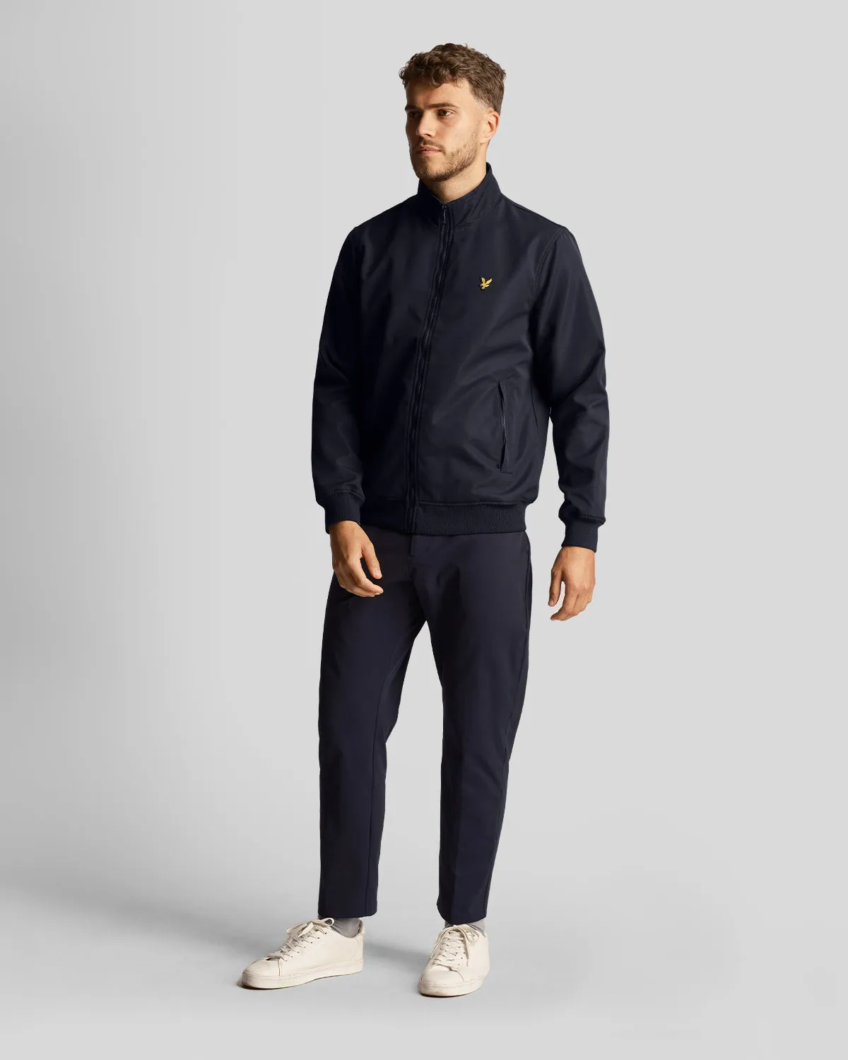 Mesh Backed Funnel Neck Jacket