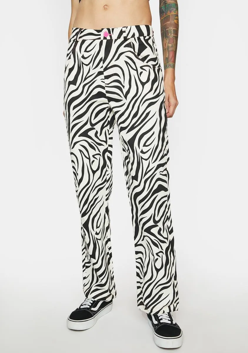 Molly's Trip Zebra Pants