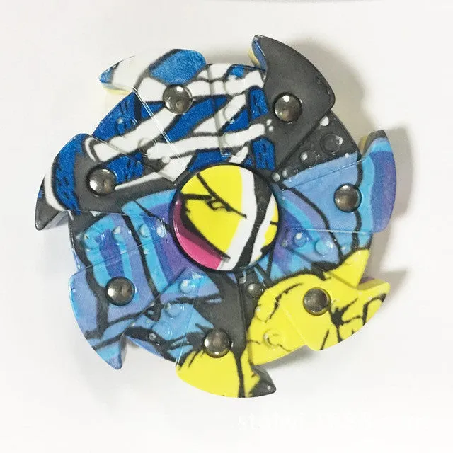 Multi Color Gyro Finger Spinner Fidget Plastic ABS Hand For Autism/ADHD Anxiety Stress Relief Focus Toys Gift 6 Styles