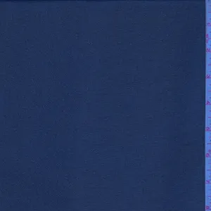 Navy Blue Mini Grid Chiffon Fabric