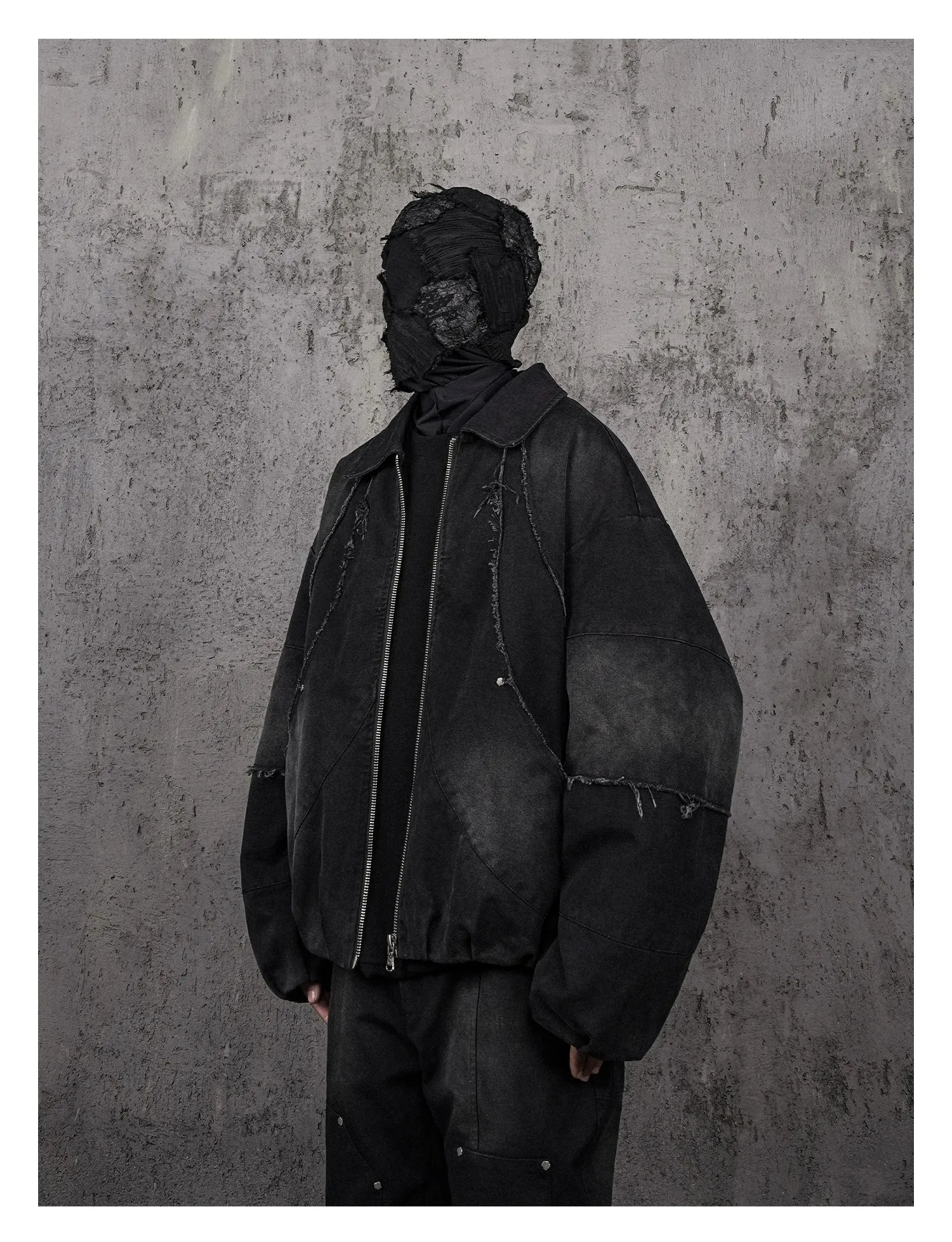 Niche Designer Stone Washed Jacket