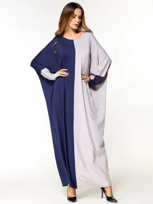 Patchwork Loose Women Maxi Dresses