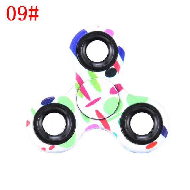 Plastic EDC Fidgets Hand Spinner For Autism and ADHD Children Adults Focus Keep Hands Busy High Quality Tri-Spinner Fidget Toy
