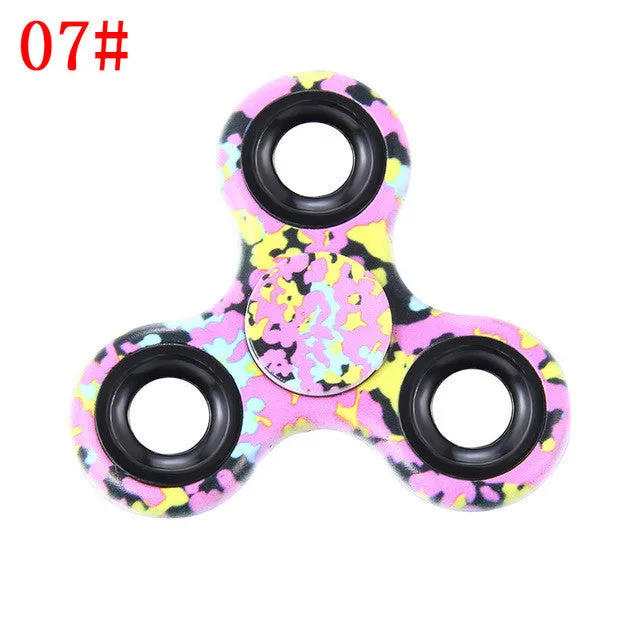 Plastic EDC Fidgets Hand Spinner For Autism and ADHD Children Adults Focus Keep Hands Busy High Quality Tri-Spinner Fidget Toy