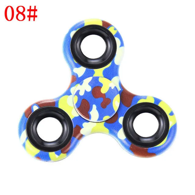 Plastic EDC Fidgets Hand Spinner For Autism and ADHD Children Adults Focus Keep Hands Busy High Quality Tri-Spinner Fidget Toy