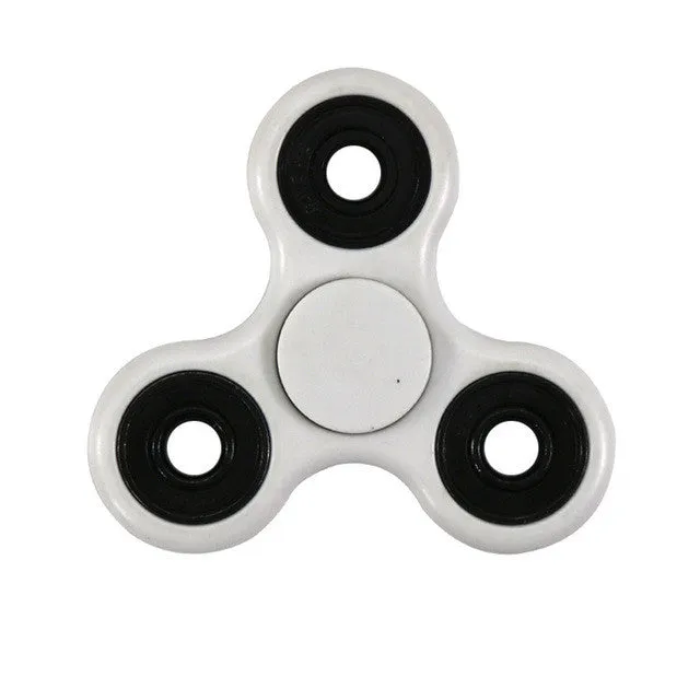 Plastic EDC Fidgets Hand Spinner For Autism and ADHD Children Adults Focus Keep Hands Busy High Quality Tri-Spinner Fidget Toy