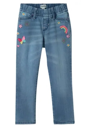 Pretty Patches Stretch Denim Pants