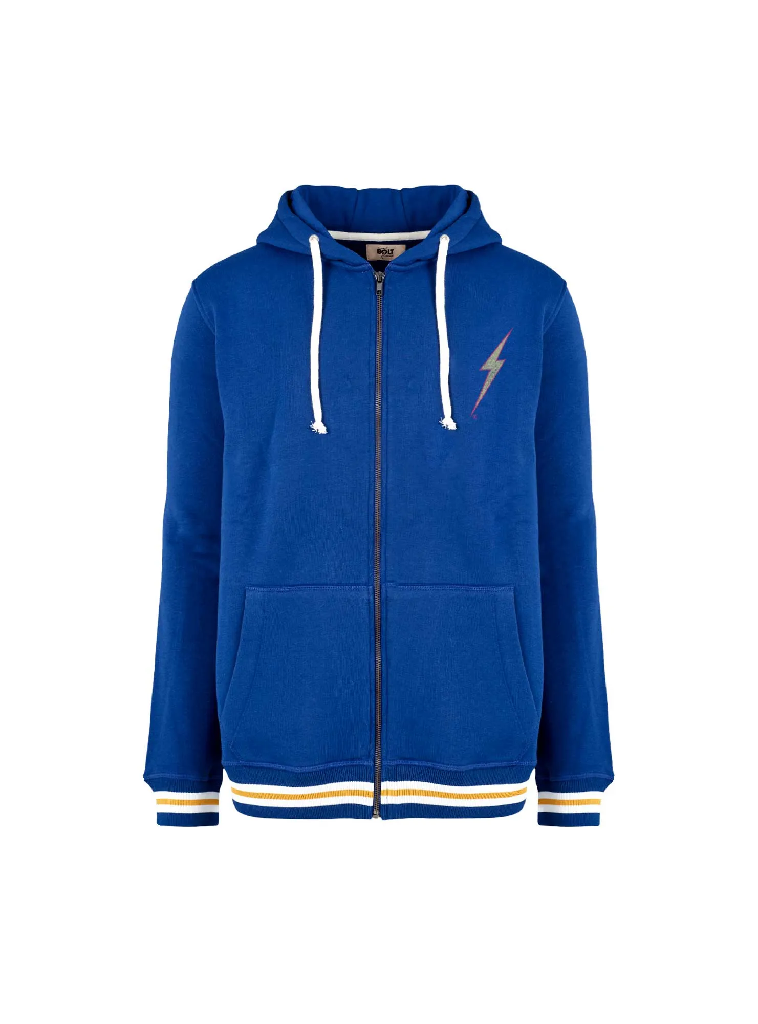 REGULAR ZIP HOODIE WITH FRONT AND BACK PRINT