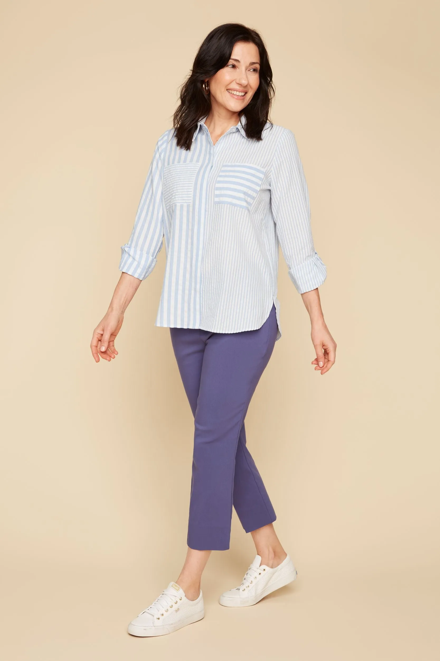 Renuar Stripe Button Down Shirt