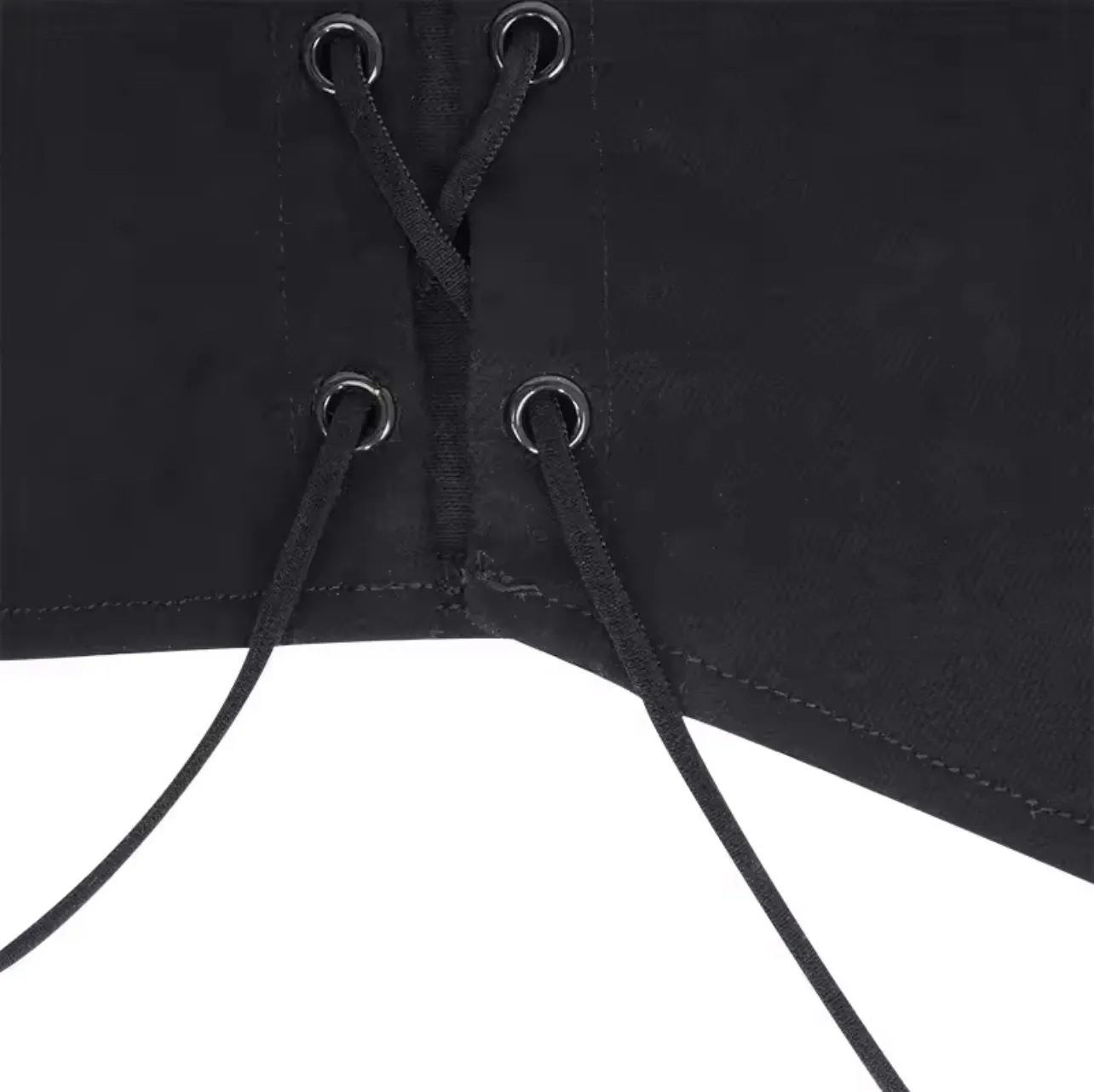 Sexy Adjustable Black Corset Top