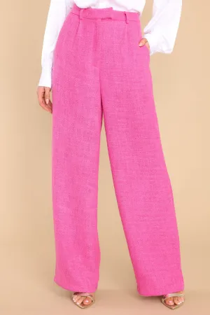 Showcasing My Talents Fuchsia Pants