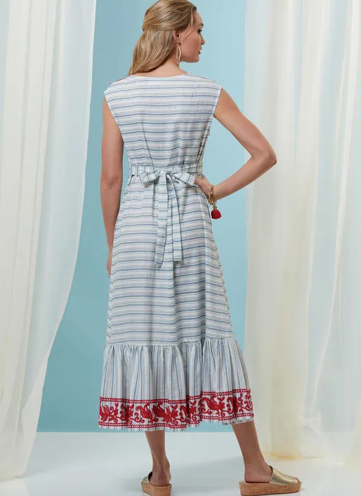 V9311 Misses' Dress (size: 6-8-10-12-14-16-18-20-22)