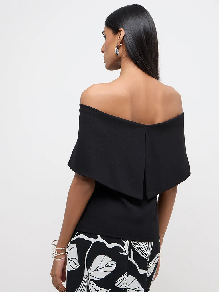 Wardrobe Black Off-Shoulder Top