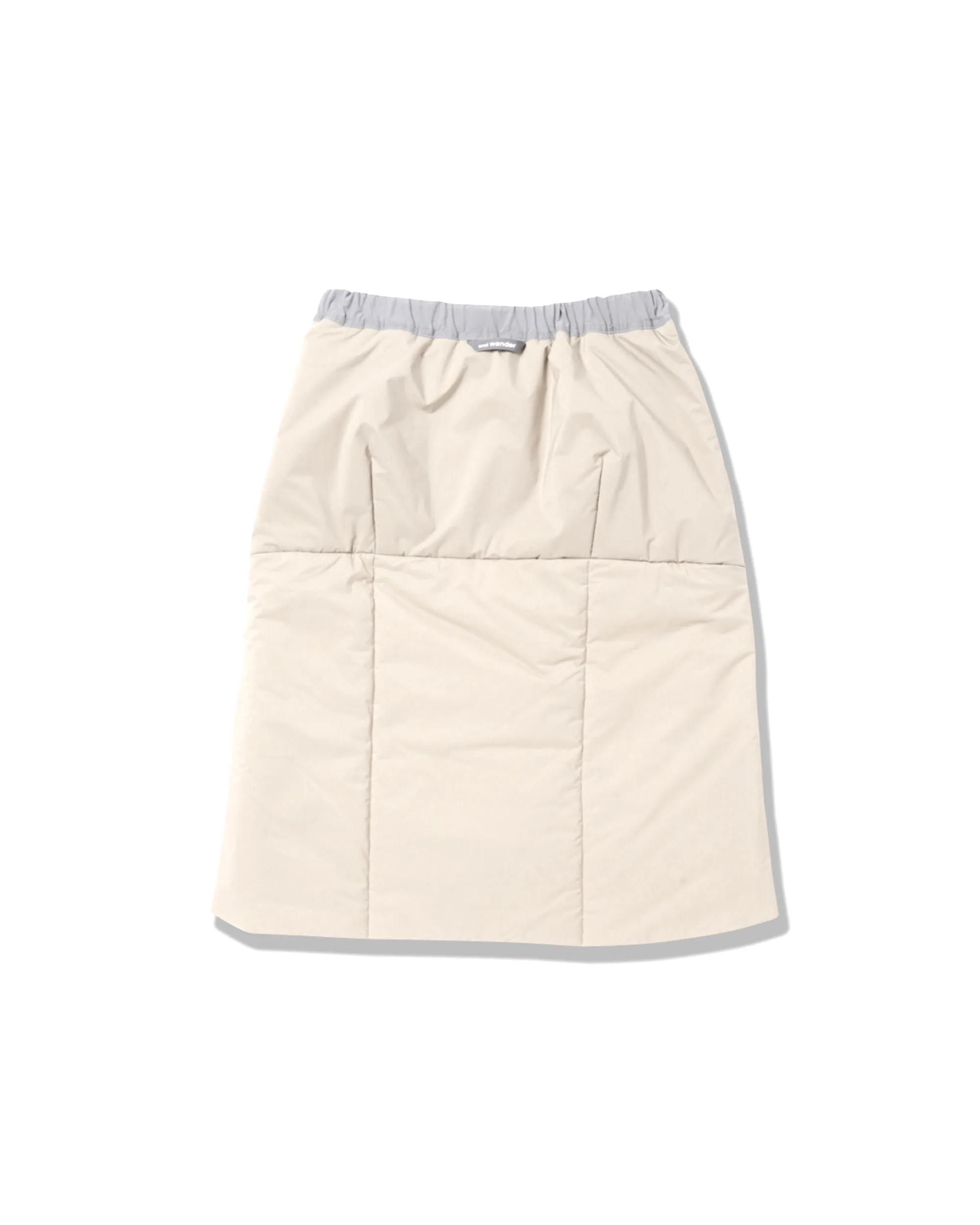 Womens Top Fleece Skirt - Light Beige