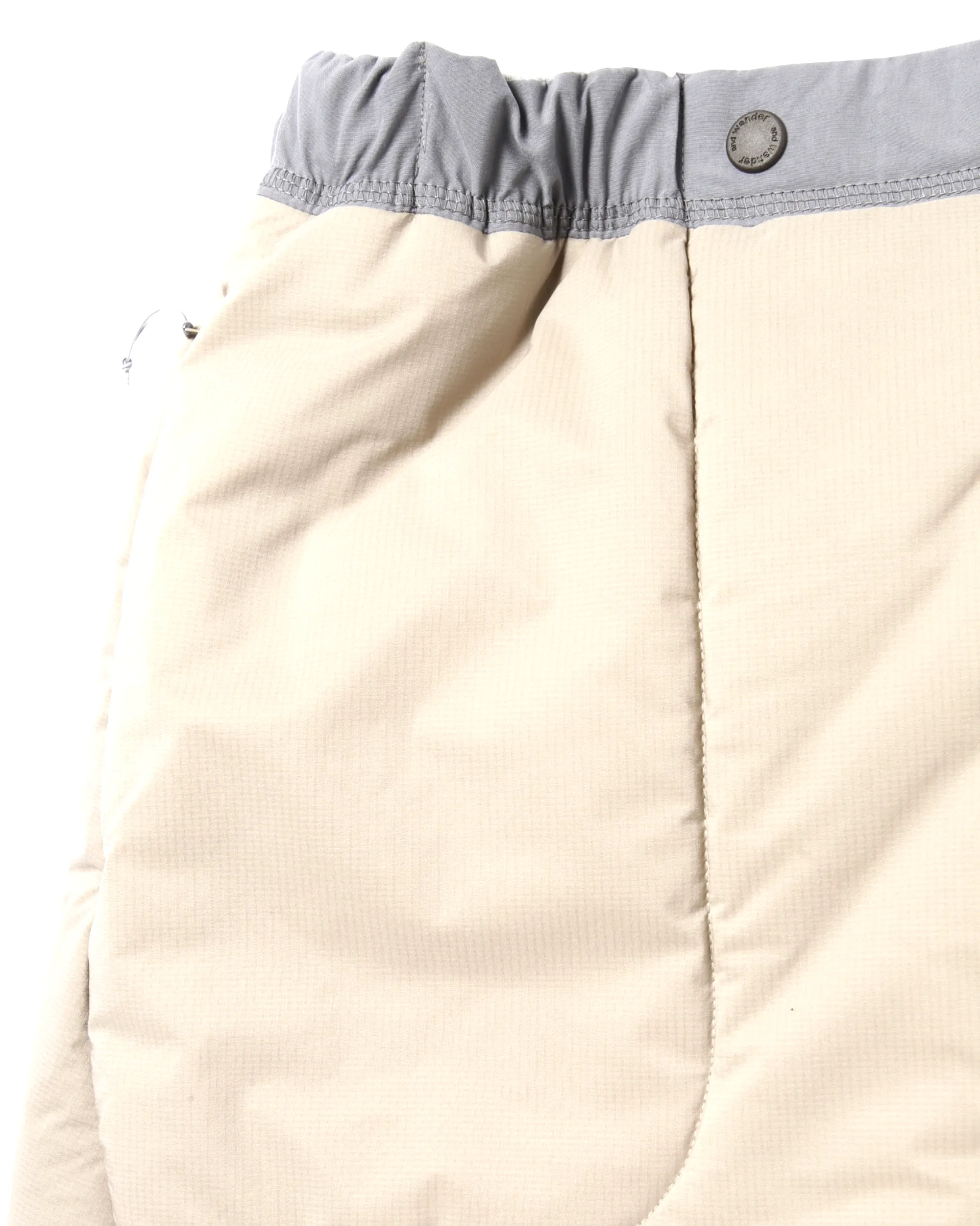 Womens Top Fleece Skirt - Light Beige