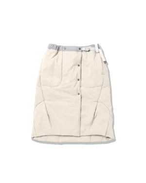 Womens Top Fleece Skirt - Light Beige