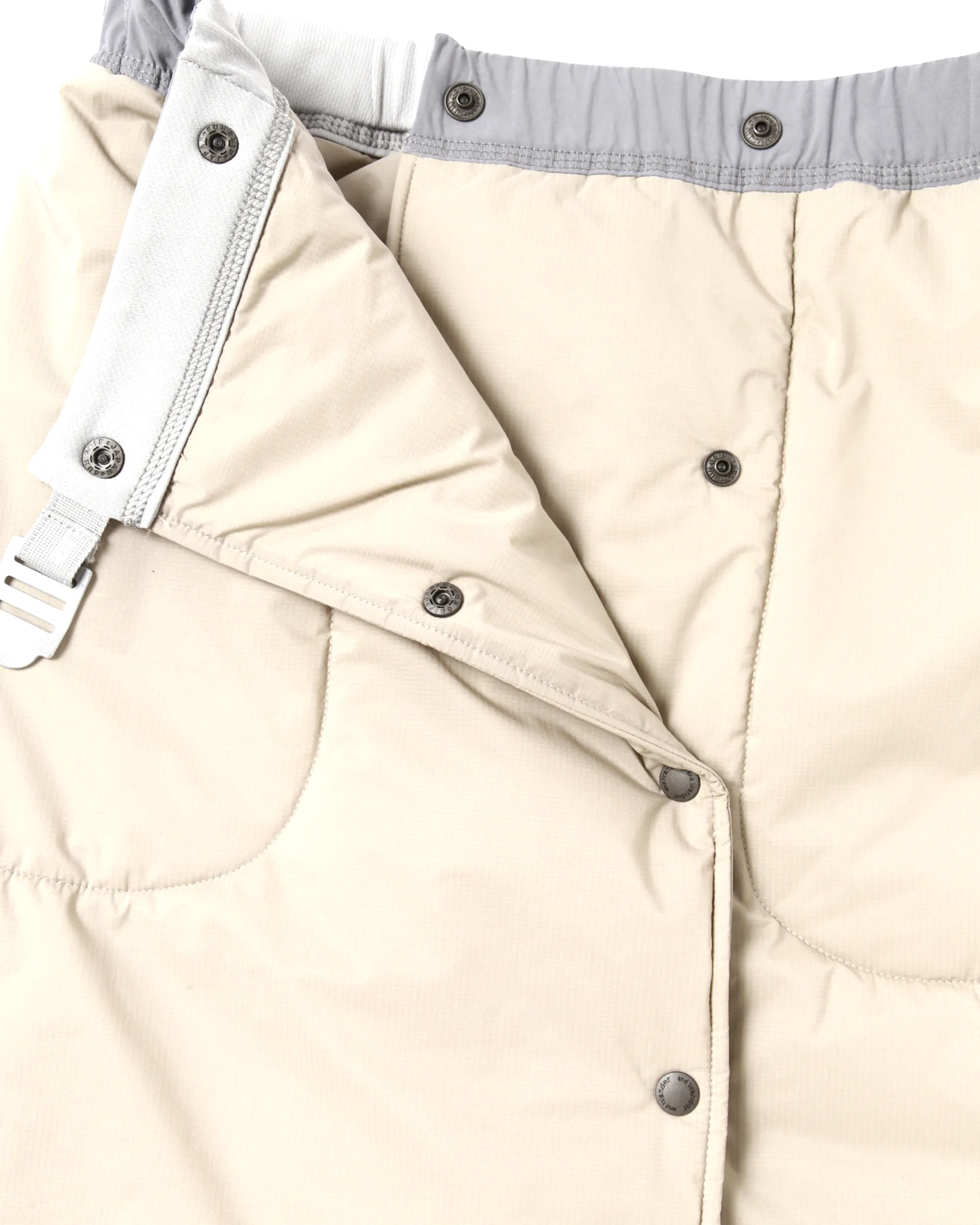 Womens Top Fleece Skirt - Light Beige